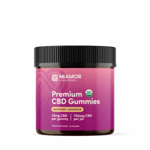 Organic Full Spectrum CBD Gummies - Raspberry Lemonade